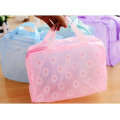 Floral Print Travel Waterproof Cosmetic Bag Bath Receiving Bag